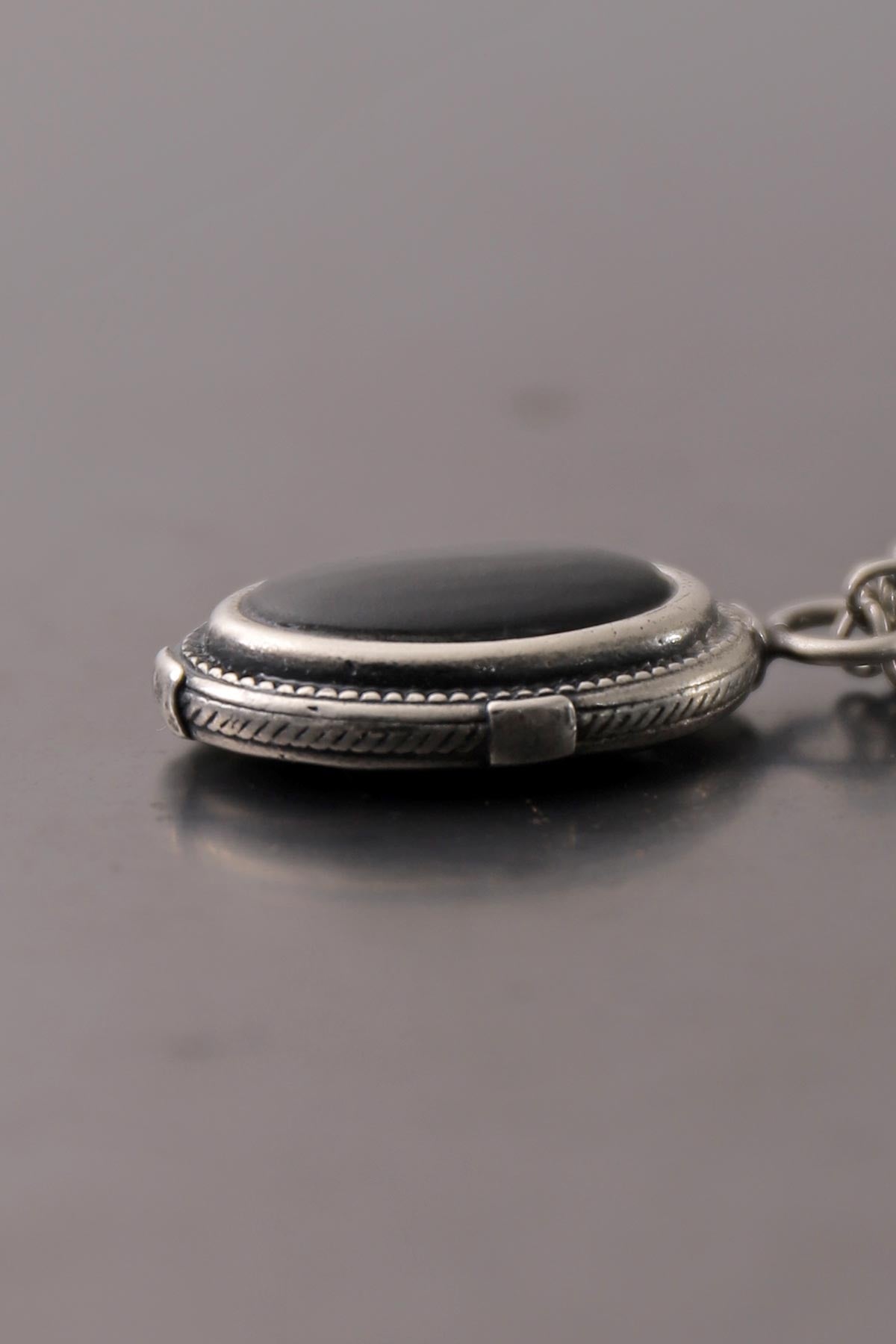 【GOTI】 MIXED TOP ONYX PENDANT CN1183_MATTE BLACK