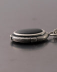 【GOTI】 MIXED TOP ONYX PENDANT CN1183_MATTE BLACK