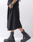 【NOSTRASANTISSIMA】 FRONT BALLOON SKIRT G145_BLACK