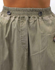 【Primordial is Primitive】 UNISEX ASYMMETRY COTTON PANTS 722AL_MILITARY