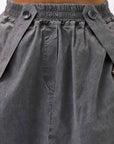【Primordial is Primitive】 UNISEX ASYMMETRY COTTON PANTS 722AL_GREY WASH
