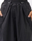 【Primordial is Primitive】 UNISEX ASYMMETRY COTTON PANTS 722AL_BLACK