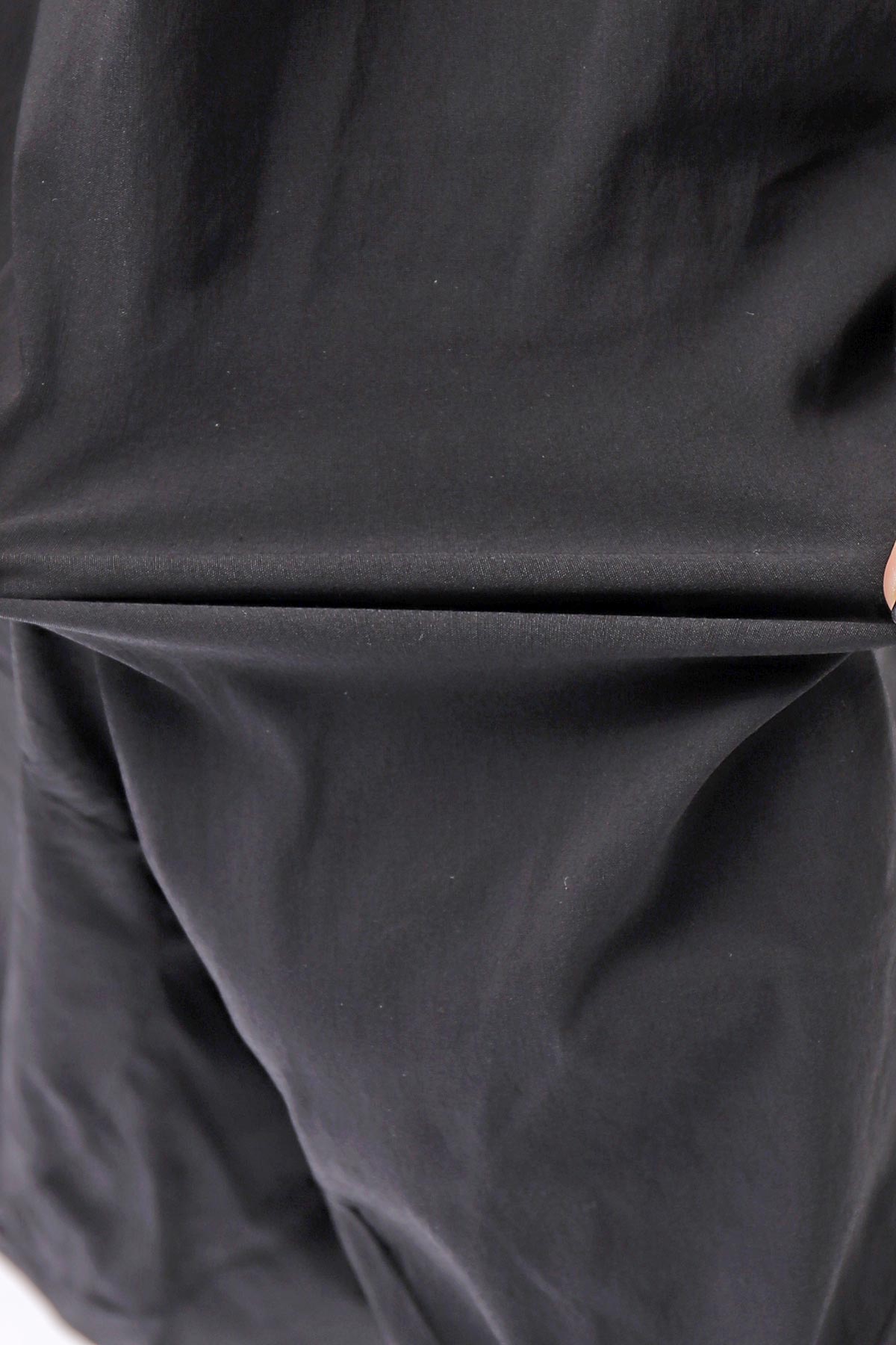 【Primordial is Primitive】 UNISEX ASYMMETRY COTTON PANTS 722AL_BLACK