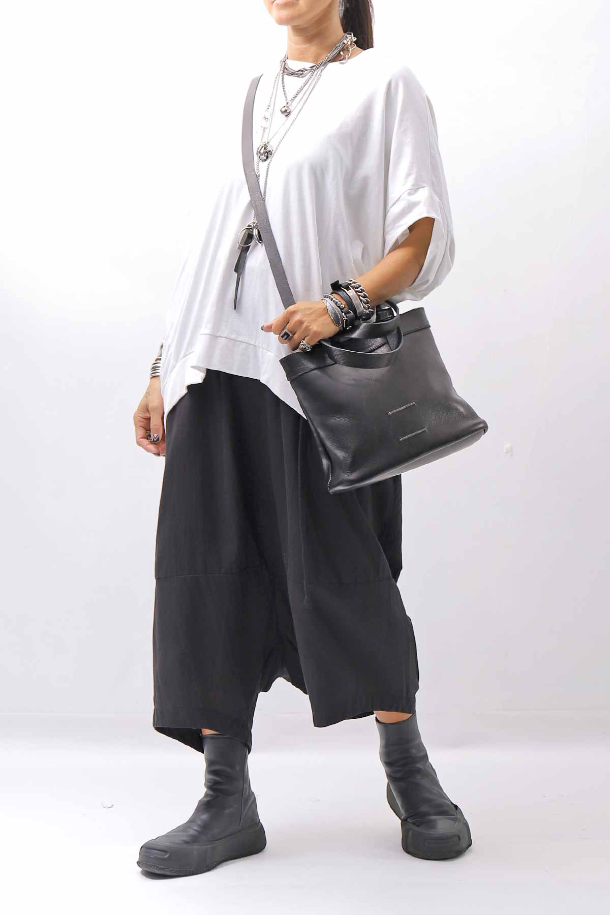 【DANIELE BASTA】 2WAY MINI TOTE HAND BAG DBM014_BLACK