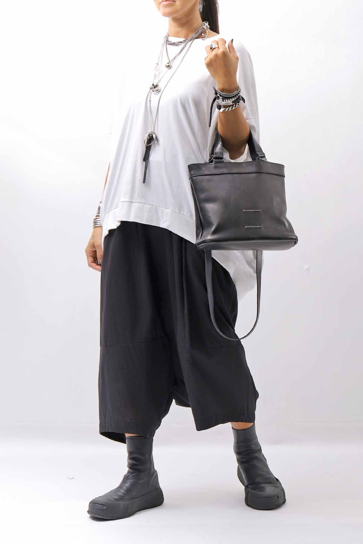 【DANIELE BASTA】 2WAY MINI TOTE HAND BAG DBM014_BLACK