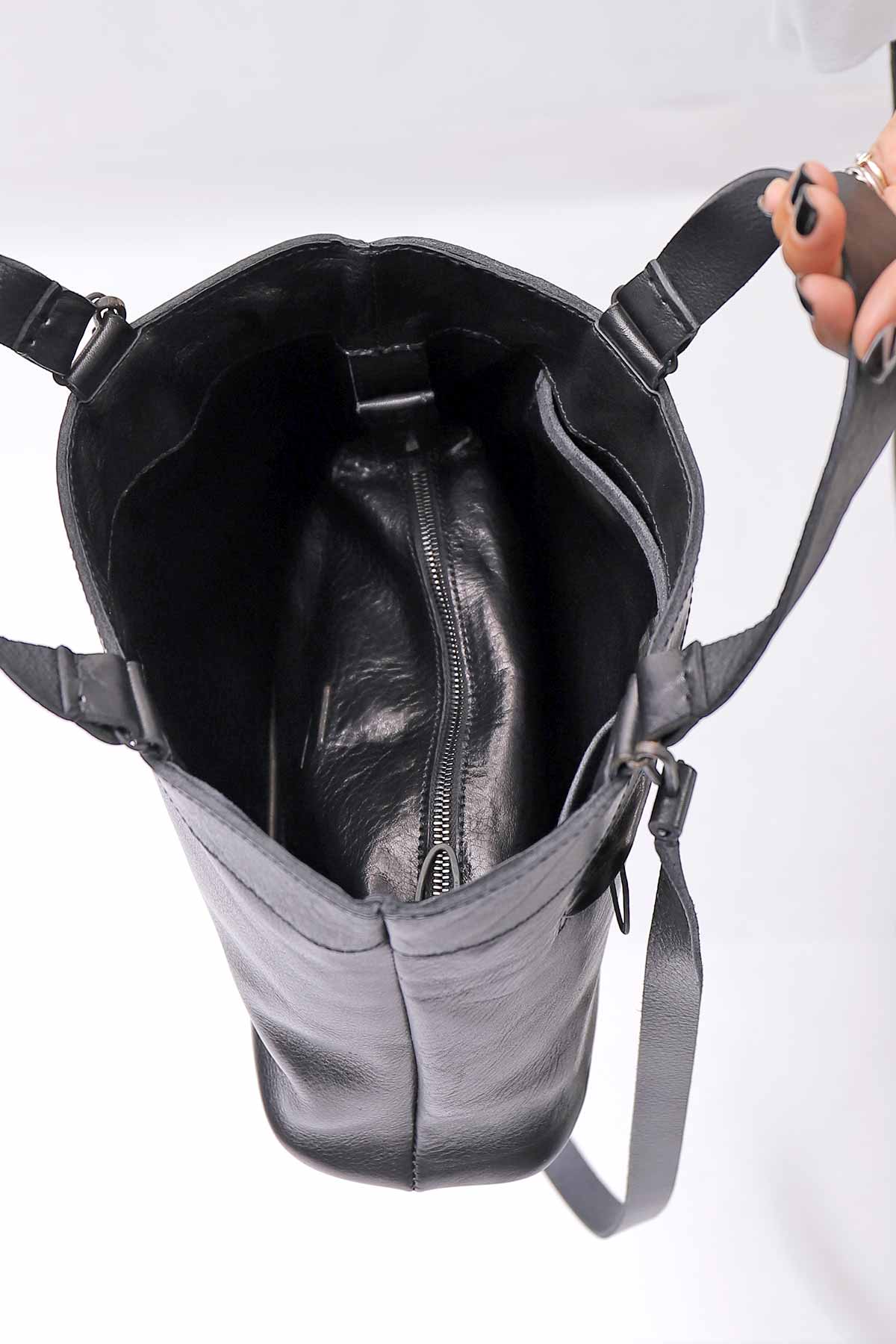 【DANIELE BASTA】 2WAY MINI TOTE HAND BAG DBM014_BLACK