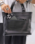 【DANIELE BASTA】 2WAY MINI TOTE HAND BAG DBM014_BLACK