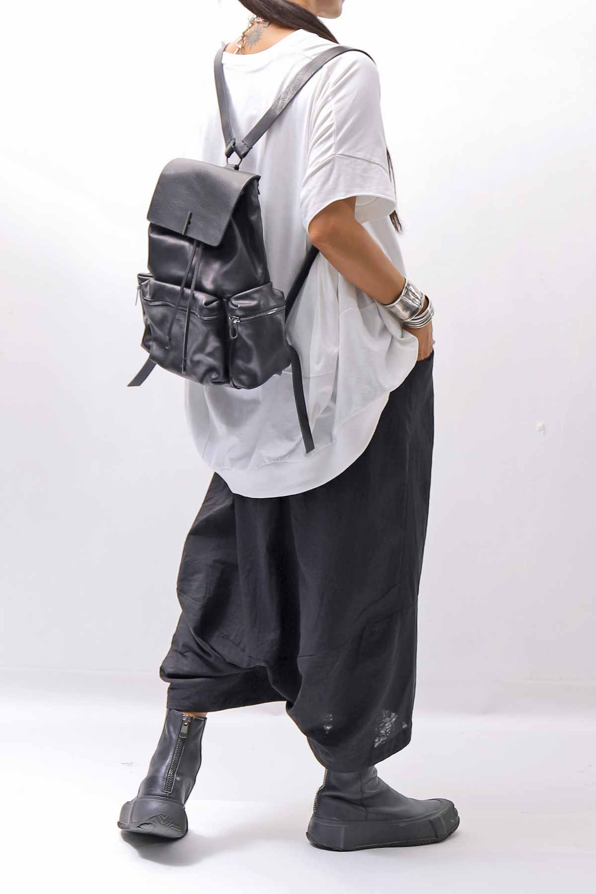 【DANIELE BASTA】 3 POCKETS BACKPACK DBM011_BLACK