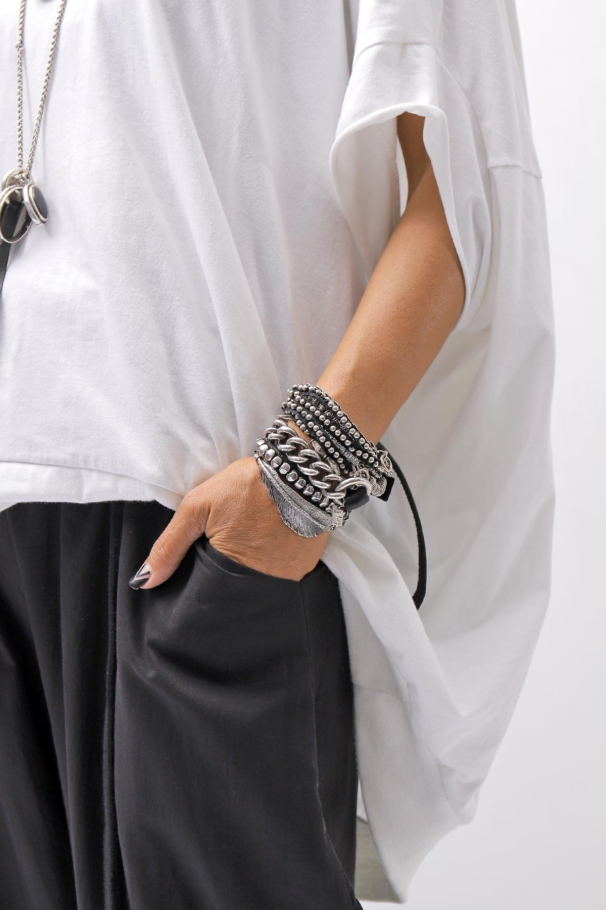 【GOTI】 MIXED CHAIN BRACELET_BR037