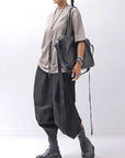 【DANIELE BASTA】2WAY SQUARE LARGE CAPACITY SHOULDER BAG DBM002_BLACK