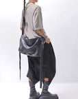 【DANIELE BASTA】2WAY SQUARE LARGE CAPACITY SHOULDER BAG DBM002_BLACK