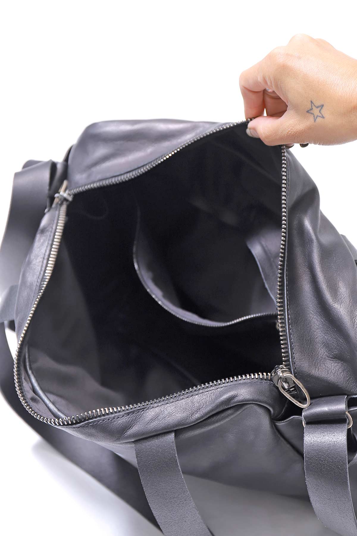 【DANIELE BASTA】2WAY SQUARE LARGE CAPACITY SHOULDER BAG DBM002_BLACK