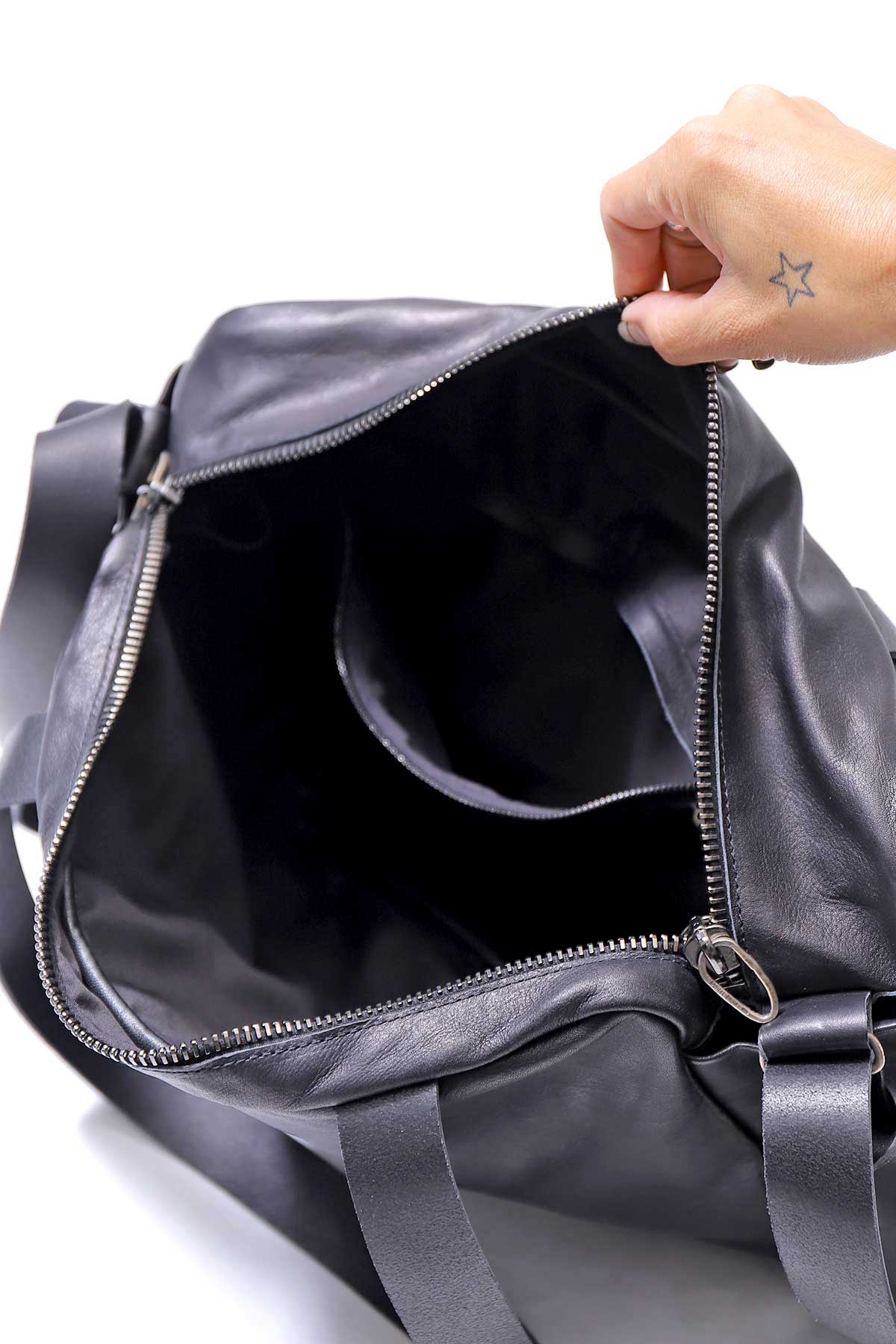 【DANIELE BASTA】2WAY SQUARE LARGE CAPACITY SHOULDER BAG DBM002_BLACK