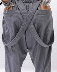 【bajra】 UNISEX FRONT FLAP STRETCH PANTS 161QP01_GREY