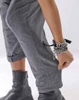【bajra】 UNISEX FRONT FLAP STRETCH PANTS 161QP01_GREY