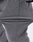 【bajra】 UNISEX FRONT FLAP STRETCH PANTS 161QP01_GREY