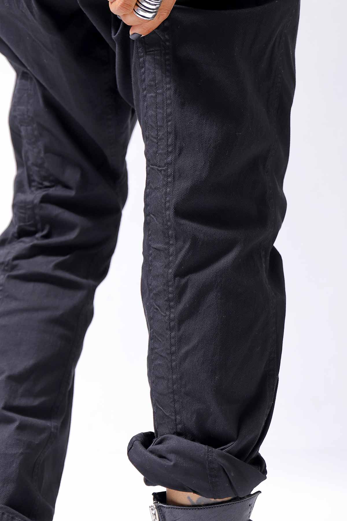 【RUNDHOLZ】 UNISEX ICONIC COTTON SARROUEL PANTS 260 0111_BLACK