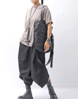 【DANIELE BASTA】 UNISEX 2WAY PATCHWORK SHOULDER BAG_BLACK