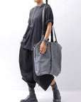 【DANIELE BASTA】 MULTIWAY REVERSIBLE LONG STRAP TOTE BAG_BLACK