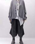 【bajra】 UNISEX STRETCH LIGHT SHIRT BLOUSON 161QB01LG/SH_GREY
