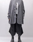 【bajra】 UNISEX STRETCH LIGHT SHIRT BLOUSON 161QB01LG/SH_GREY
