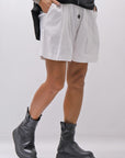 【Primordial is Primitive】 STRETCH SHORT PANTS 535AL_WHITE