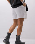 【Primordial is Primitive】 STRETCH SHORT PANTS 535AL_WHITE