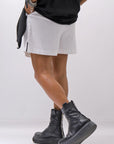 【Primordial is Primitive】 STRETCH SHORT PANTS 535AL_WHITE