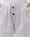 【Primordial is Primitive】 STRETCH SHORT PANTS 535AL_WHITE