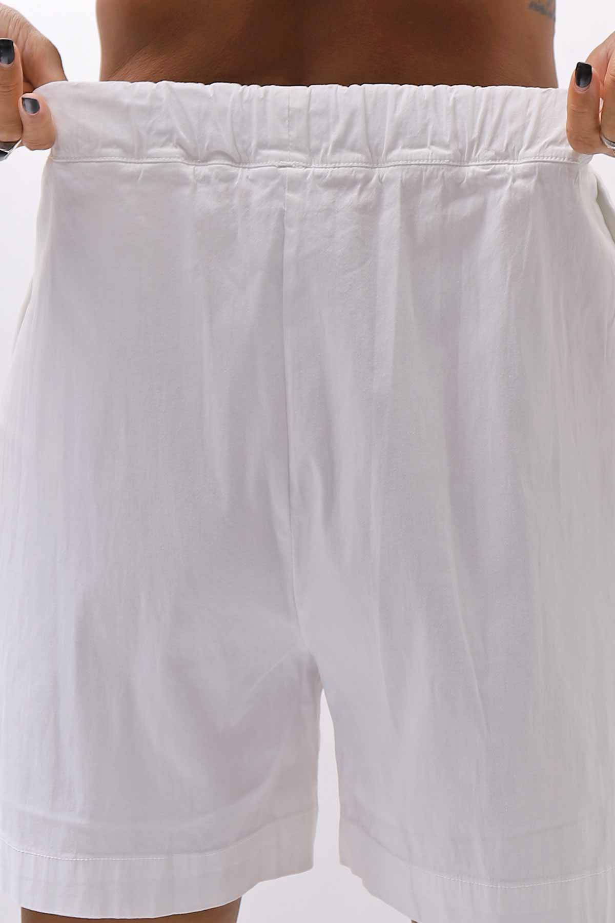 【Primordial is Primitive】 STRETCH SHORT PANTS 535AL_WHITE