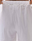 【Primordial is Primitive】 STRETCH SHORT PANTS 535AL_WHITE