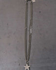 【GOTI】 STAR TOP DOUBLE CHAINS NECKLACE_STAR2
