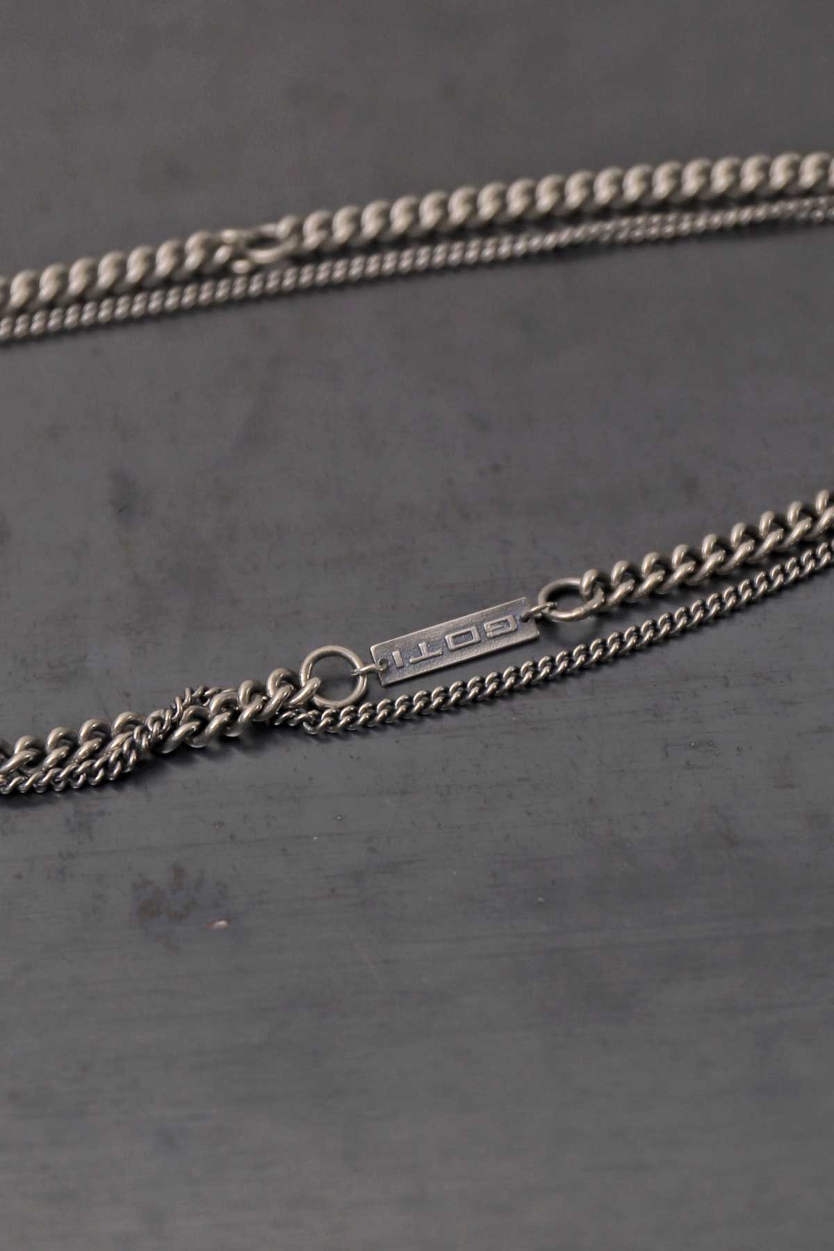 【GOTI】 STAR TOP DOUBLE CHAINS NECKLACE_STAR2