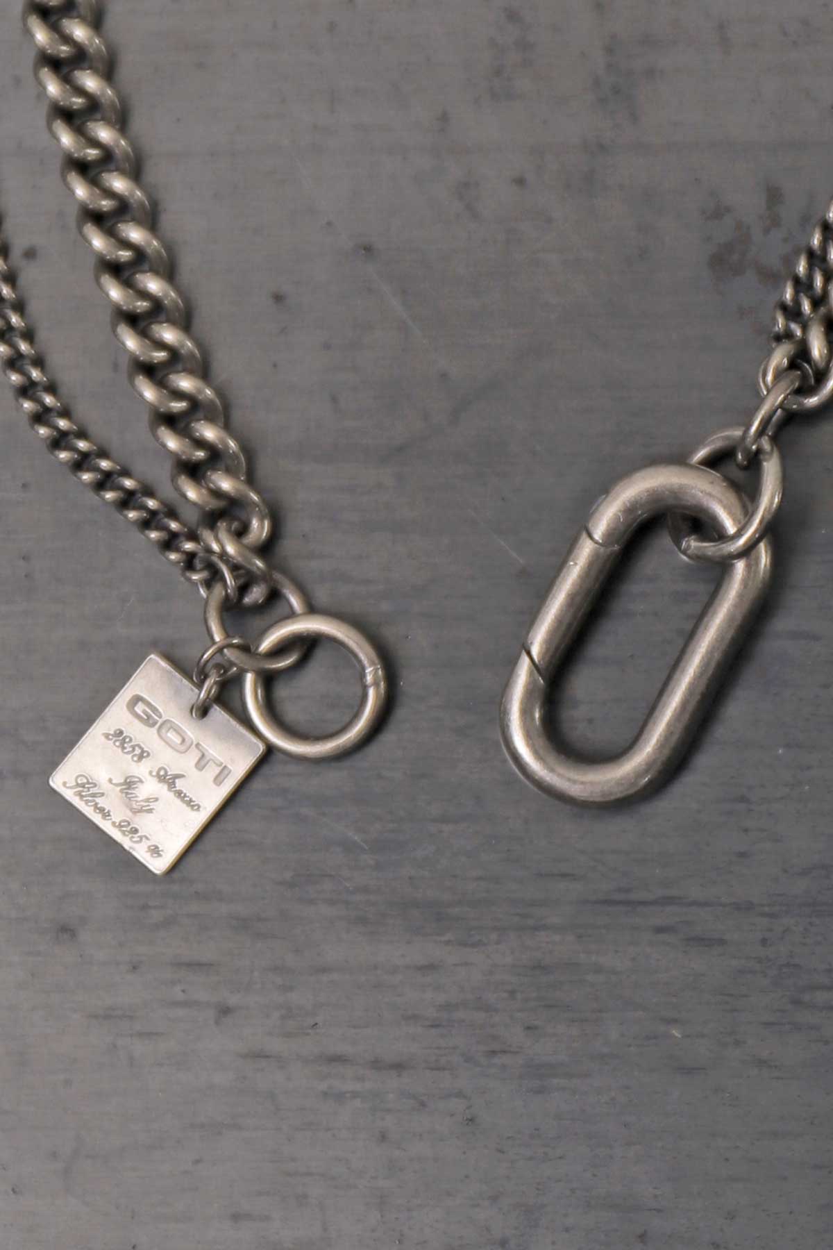 【GOTI】 STAR TOP DOUBLE CHAINS NECKLACE_STAR2