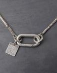 【GOTI】 ROUND MICRO PLATE CHAIN NECKLACE_CN715