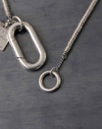 【GOTI】 ROUND MICRO PLATE CHAIN NECKLACE_CN715