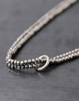 【GOTI】 MICRO TWIN SILVER BALL NECKLACE_CN151