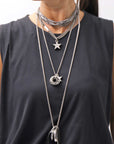 【GOTI】 STAR TOP DOUBLE CHAINS NECKLACE_STAR2