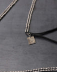 【GOTI】 MICRO TWIN SILVER BALL NECKLACE_CN151