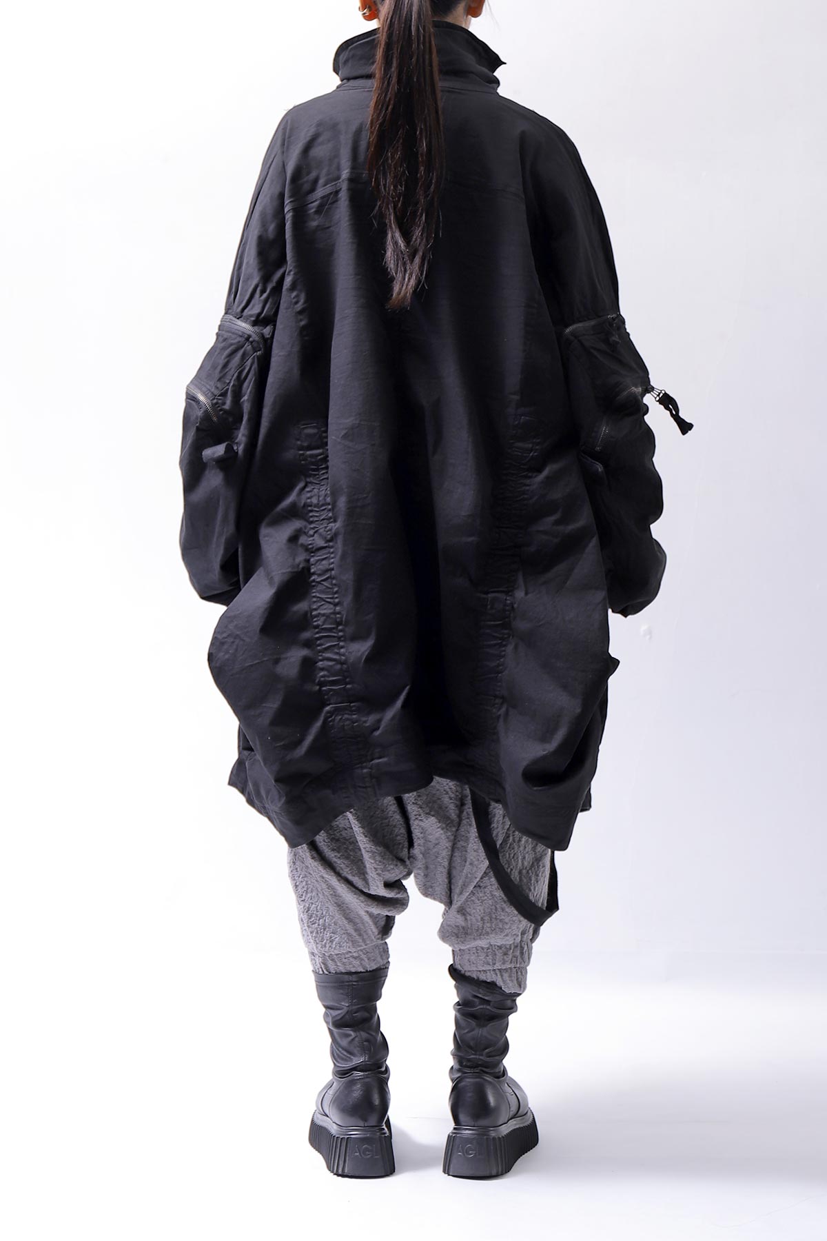 【RUNDHOLZ】 UNISEX DESIGN POCKET BLOUSON COAT 260 1208_BLACK