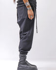 【thom/krom】 UNISEX LIGHT NYLON STRETCH PANTS MP56_BLACK