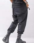 【thom/krom】 UNISEX LIGHT NYLON STRETCH PANTS MP56_BLACK
