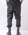 【thom/krom】 UNISEX LIGHT NYLON STRETCH PANTS MP56_BLACK
