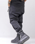 【thom/krom】 UNISEX LIGHT NYLON STRETCH PANTS MP56_BLACK