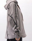 【thom/krom】 UNISEX COTTON SWEAT HOODIE MS192_CONCRETE GREY