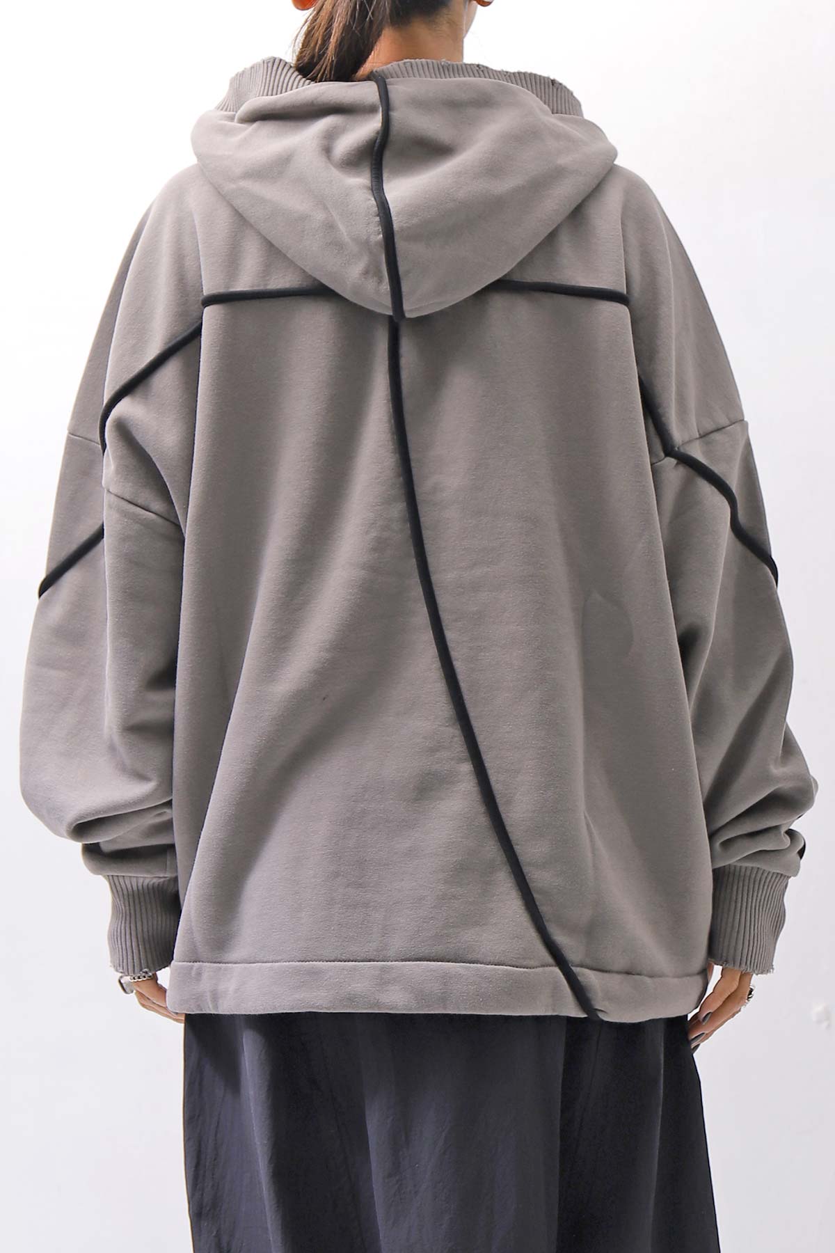 【thom/krom】 UNISEX COTTON SWEAT HOODIE MS192_CONCRETE GREY