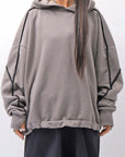 【thom/krom】 UNISEX COTTON SWEAT HOODIE MS192_CONCRETE GREY