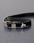 【GOTI】 SILVER PLATE & LEATHER BANGLE_BR503