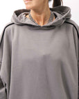 【thom/krom】 UNISEX COTTON SWEAT HOODIE MS192_CONCRETE GREY