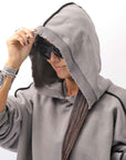 【thom/krom】 UNISEX COTTON SWEAT HOODIE MS192_CONCRETE GREY
